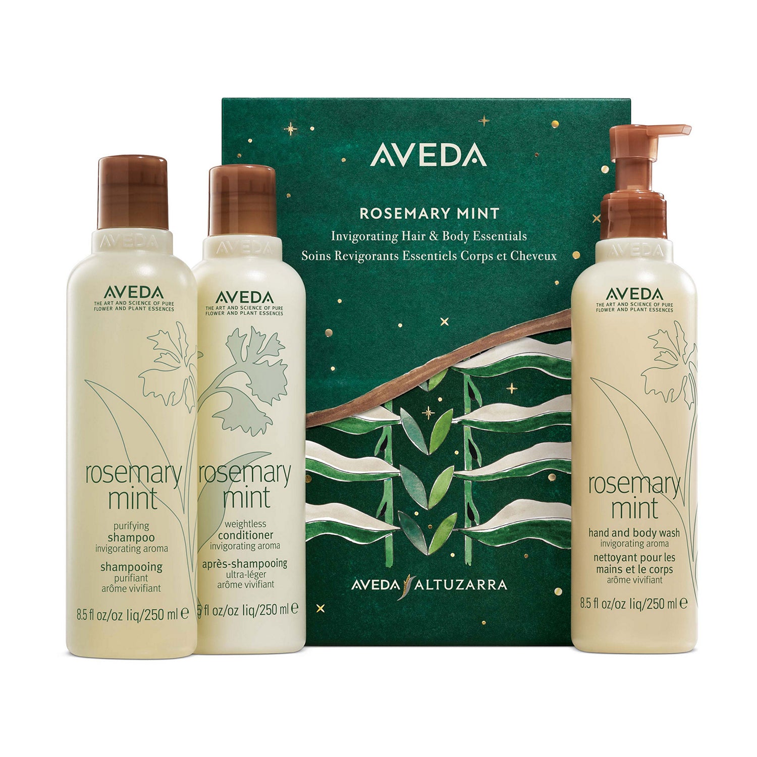 Aveda Rosemary Mint Invigorating Hair & Body Essentials Gift Set