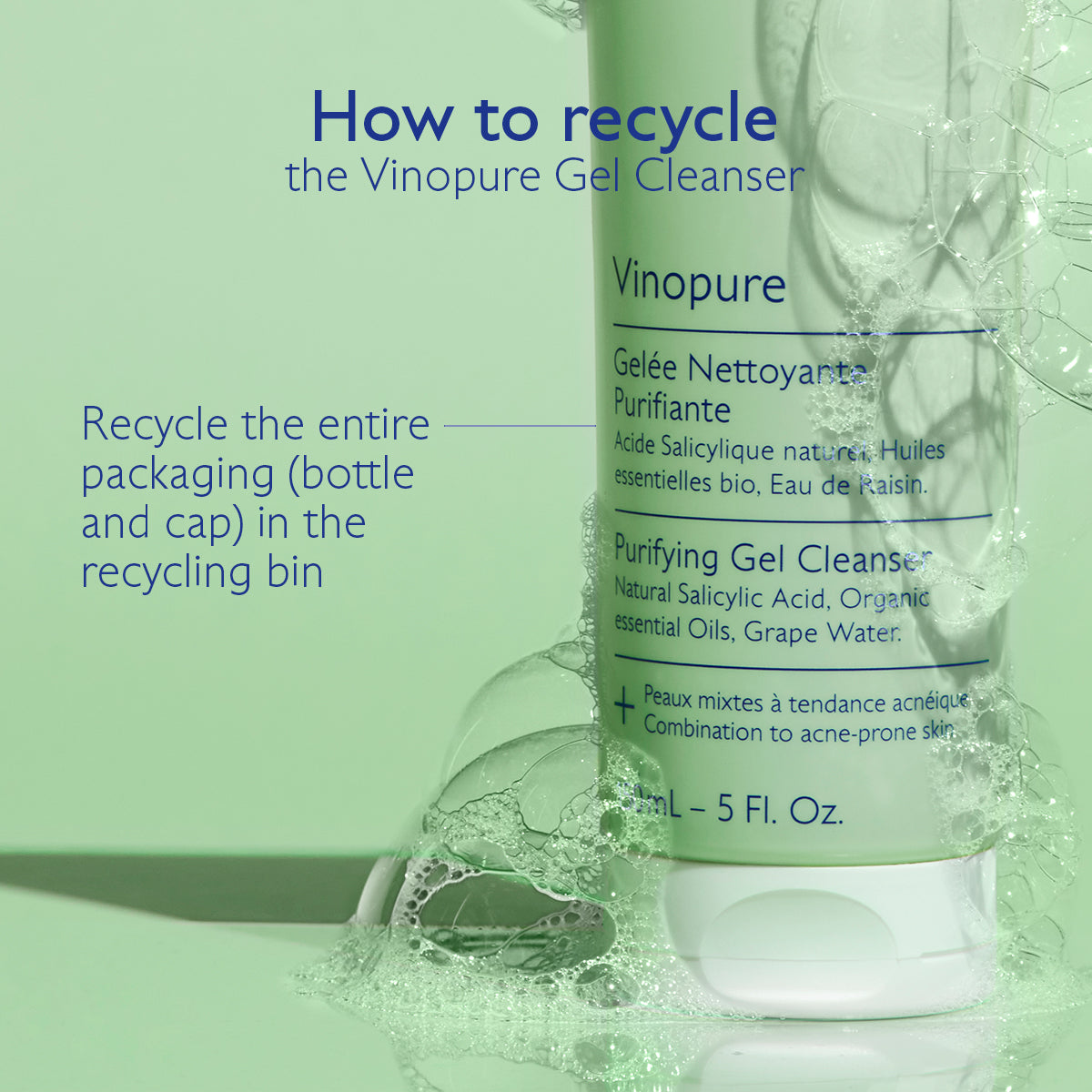 Caudalie Vinopure Purifying Gel Cleanser