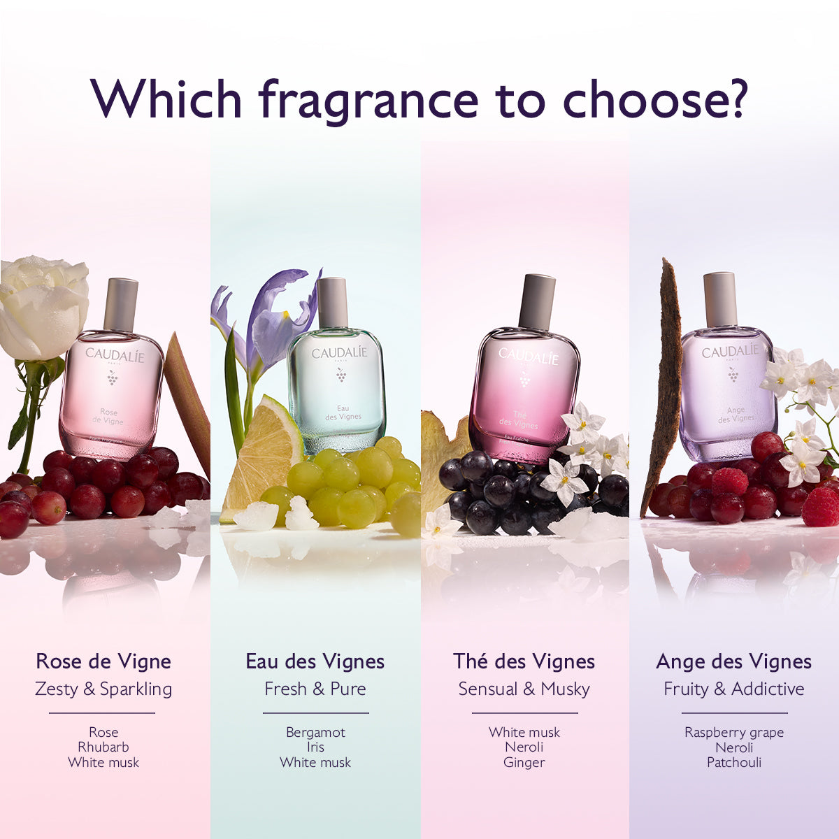 Caudalie Eau des Vignes Eau Fraîche Fresh Fragrance 50ml