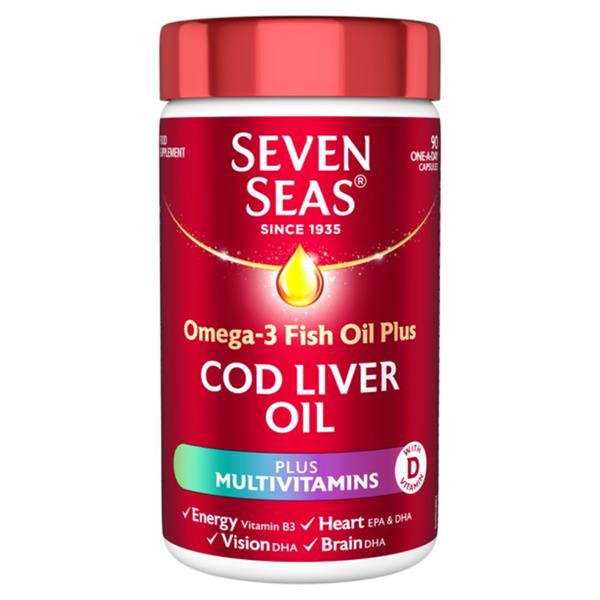 Seven Seas Cod Liver Oil + Omega-3 & Multivitamins
