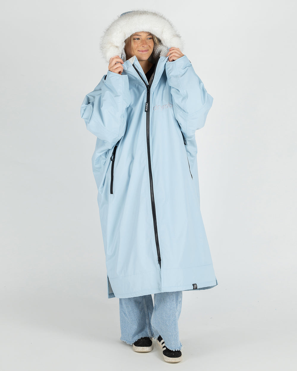 Dryrobe Long Sleeve Alpine Range - Ice Blue
