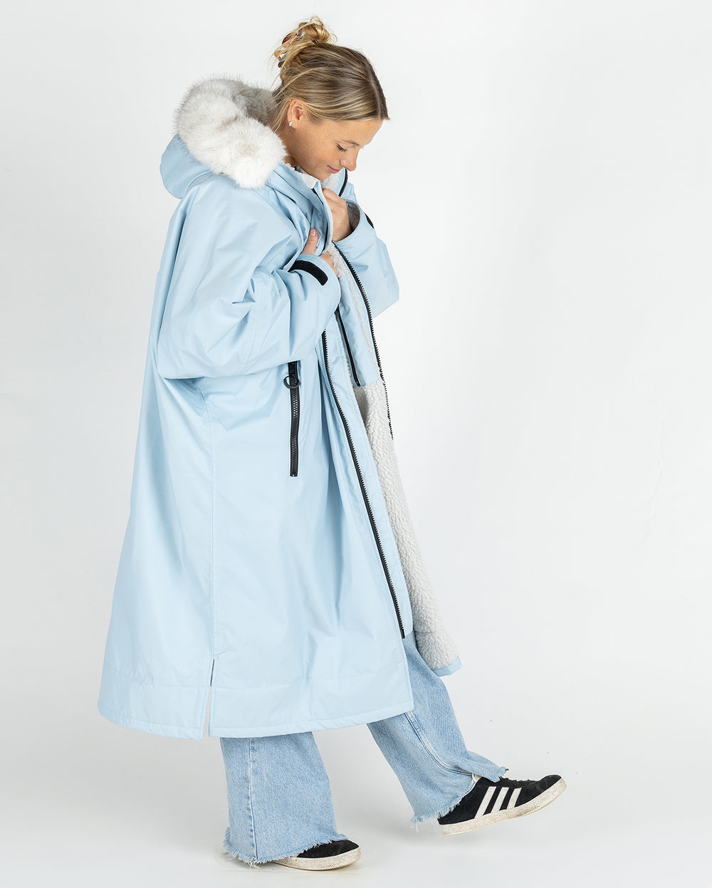 Dryrobe Long Sleeve Alpine Range - Ice Blue