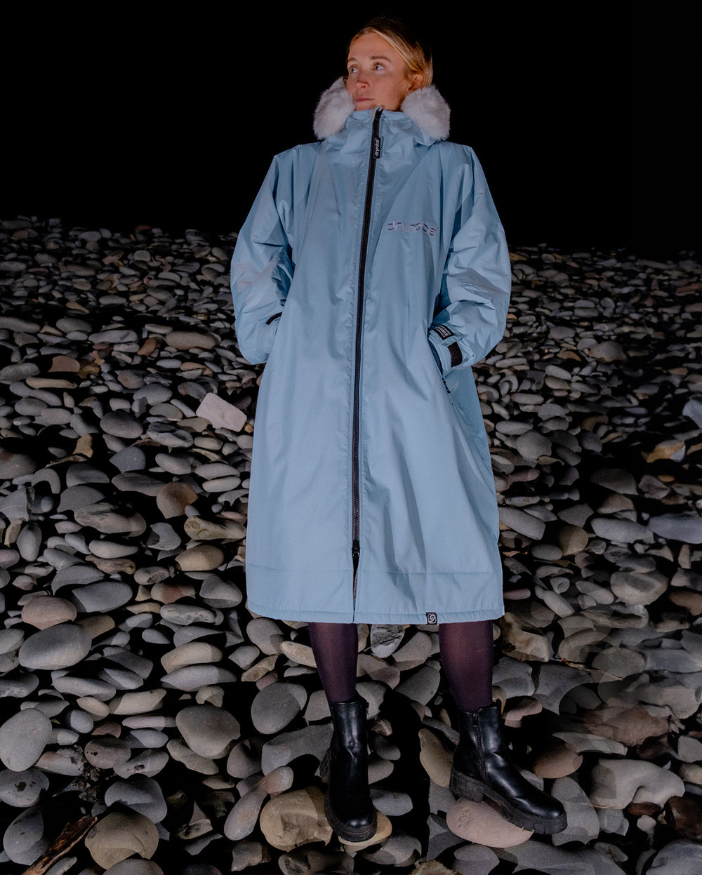 Dryrobe Long Sleeve Alpine Range - Ice Blue