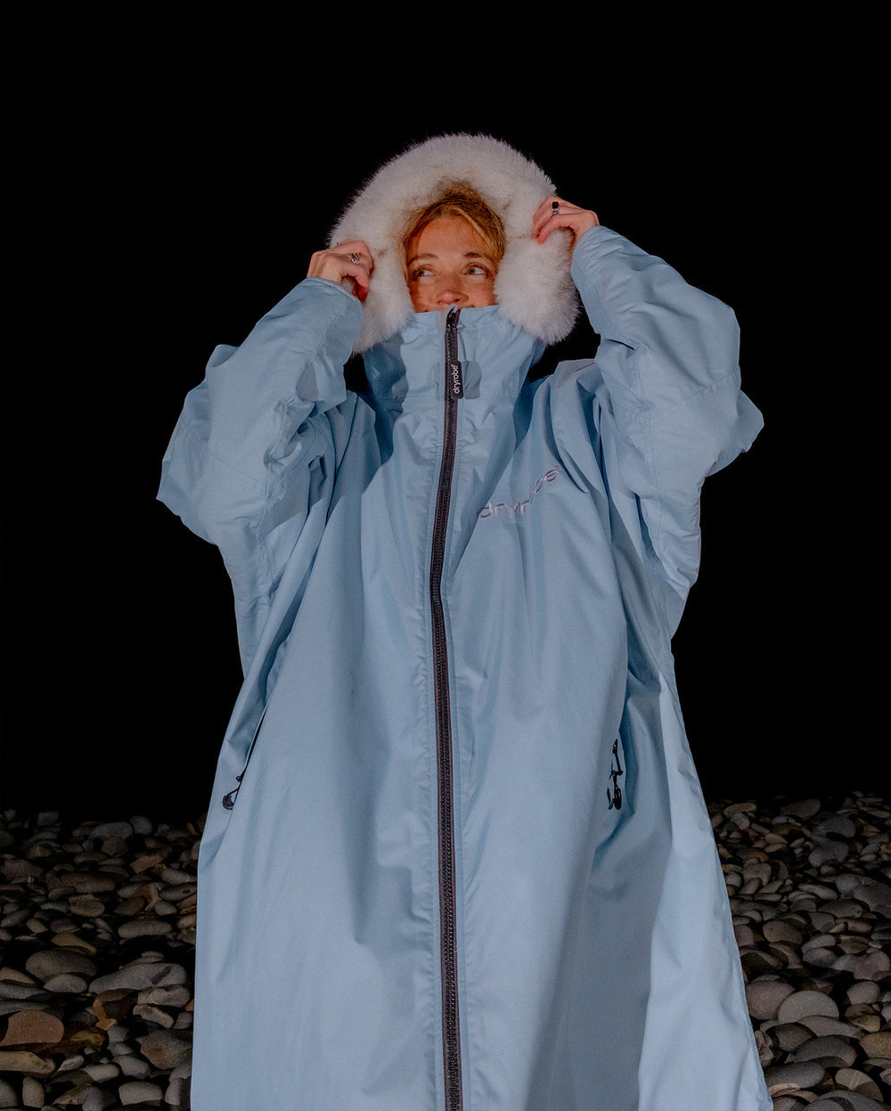 Dryrobe Long Sleeve Alpine Range - Ice Blue