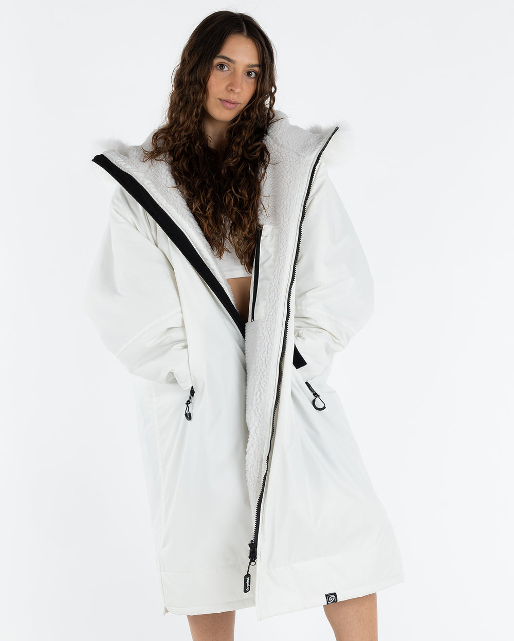 dryrobe Long Sleeve Alpine Range - White