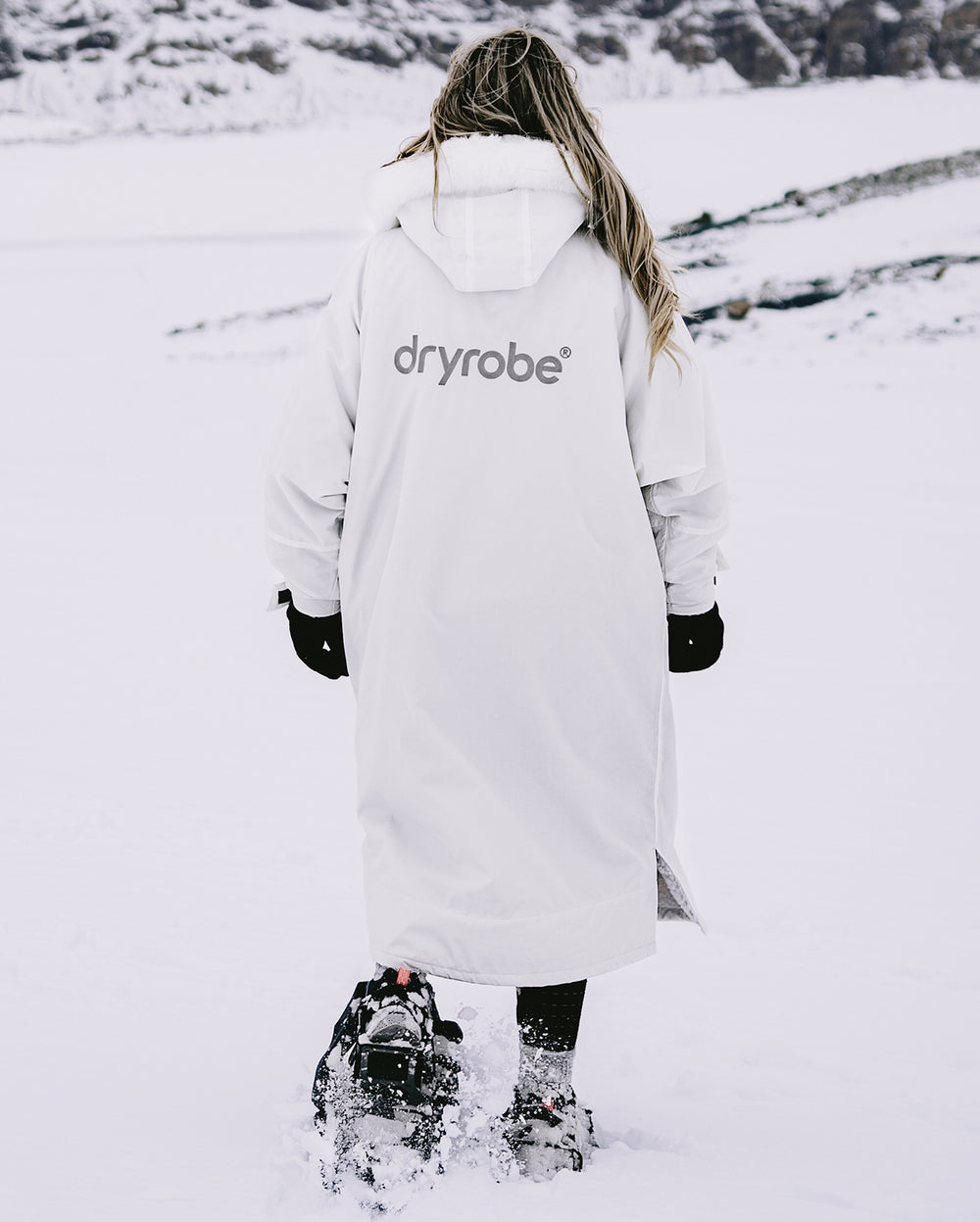 dryrobe Long Sleeve Alpine Range - White