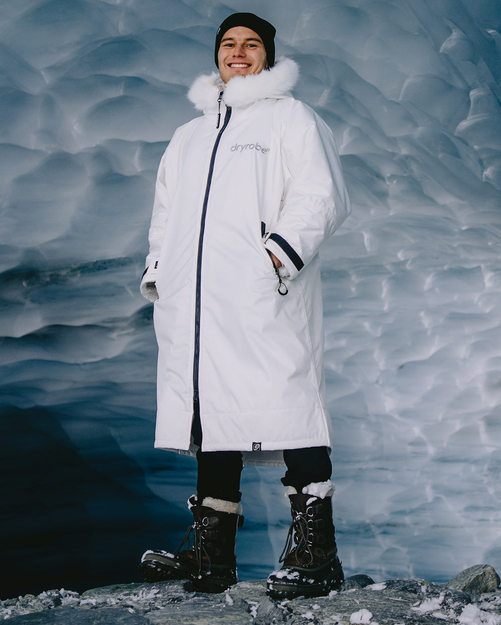 dryrobe Long Sleeve Alpine Range - White
