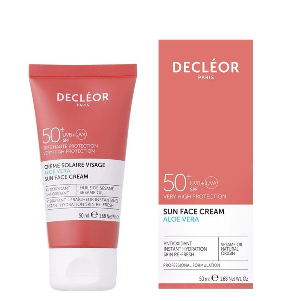 Decléor Aloe Vera Sun Gel-Cream SPF50+
