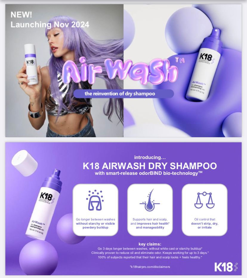 K18 AirWash Dry Shampoo
