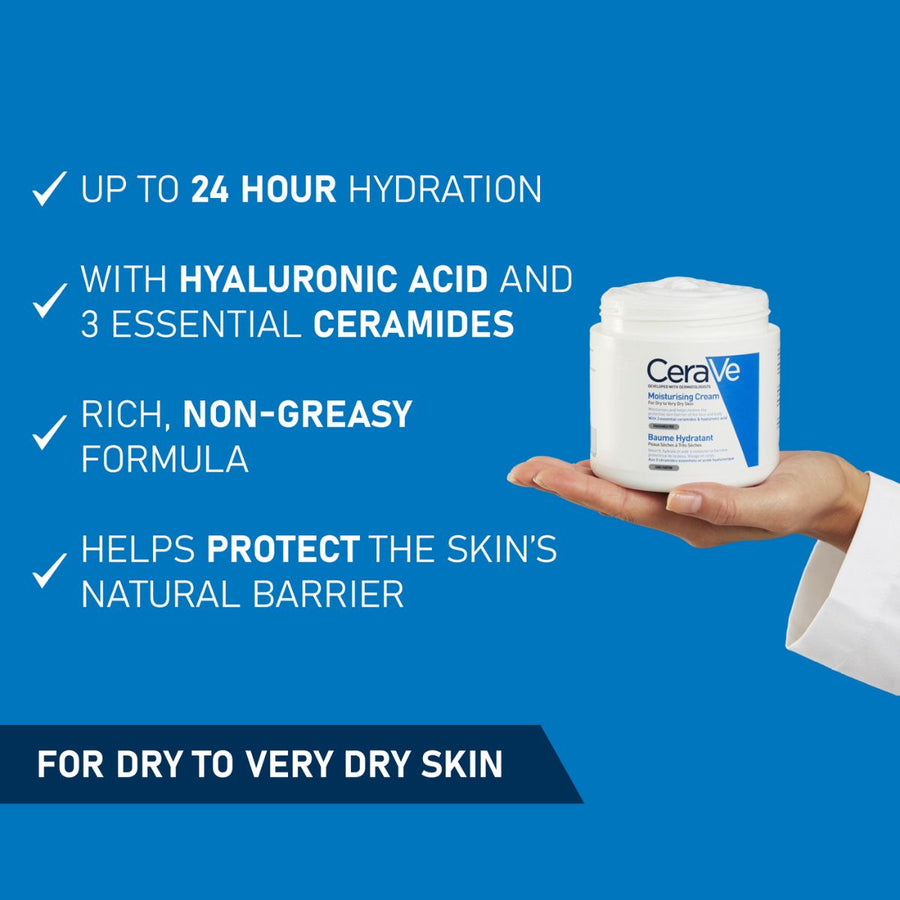 CeraVe Moisturising Cream with Hyaluronic Acid & Ceramides