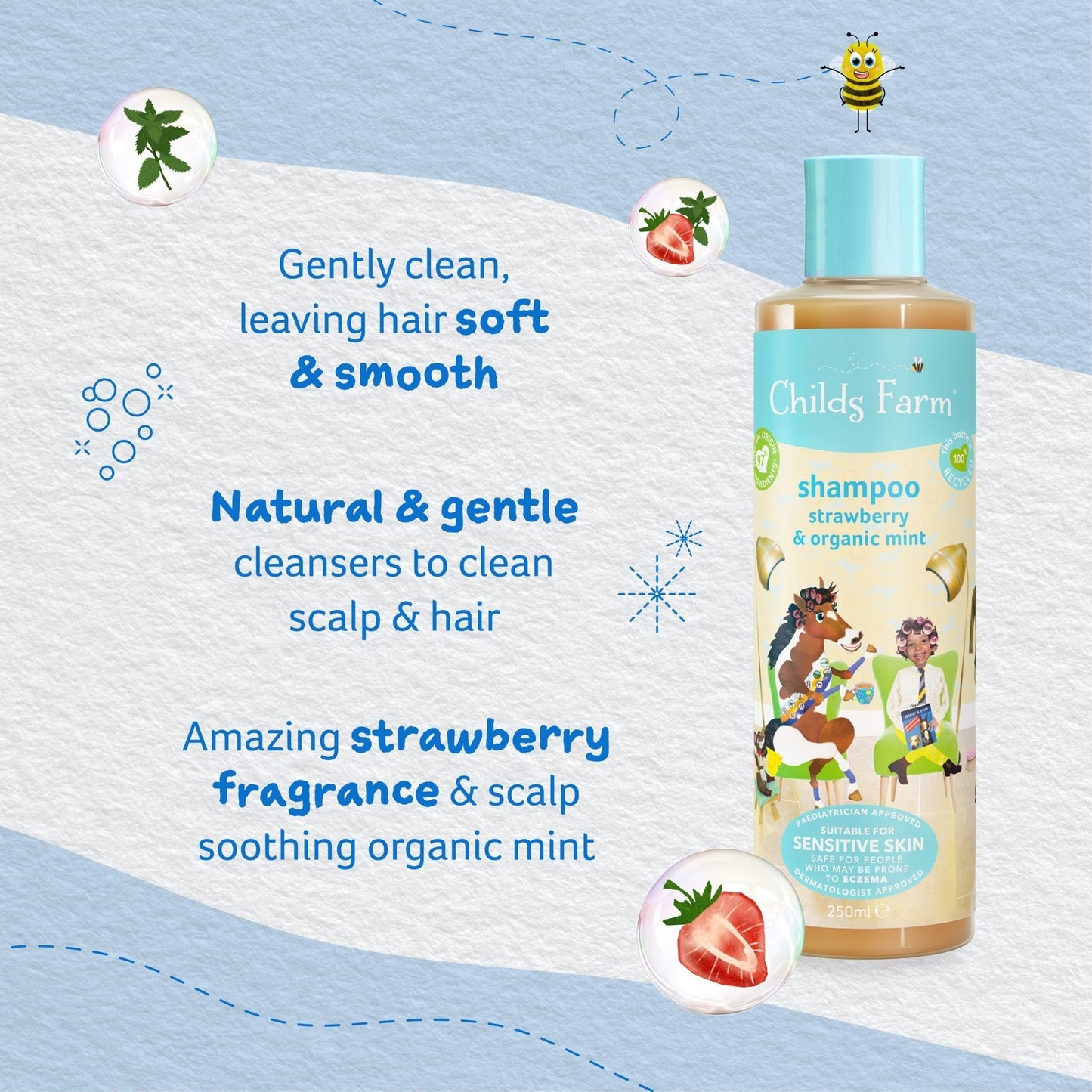 Childs Farm Shampoo - Strawberry & Organic Mint