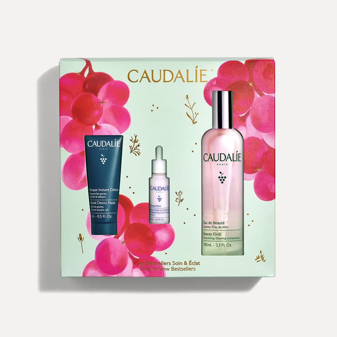 Caudalie Prep &amp; Glow Bestsellers Trio