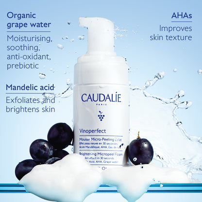 Caudalie Vinoperfect Brightening Micropeel Foam