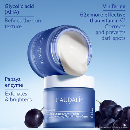 Caudalie Vinoperfect Dark Spot Correcting Glycolic Night Cream Refill