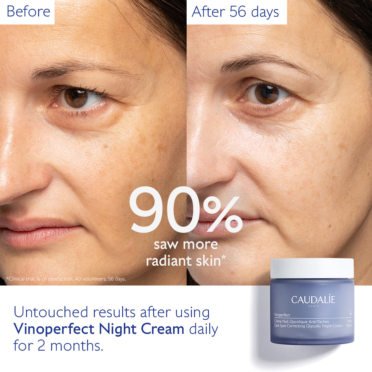 Caudalie Vinoperfect Dark Spot Correcting Glycolic Night Cream Refill