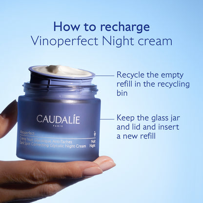 Caudalie Vinoperfect Dark Spot Correcting Glycolic Night Cream Refill