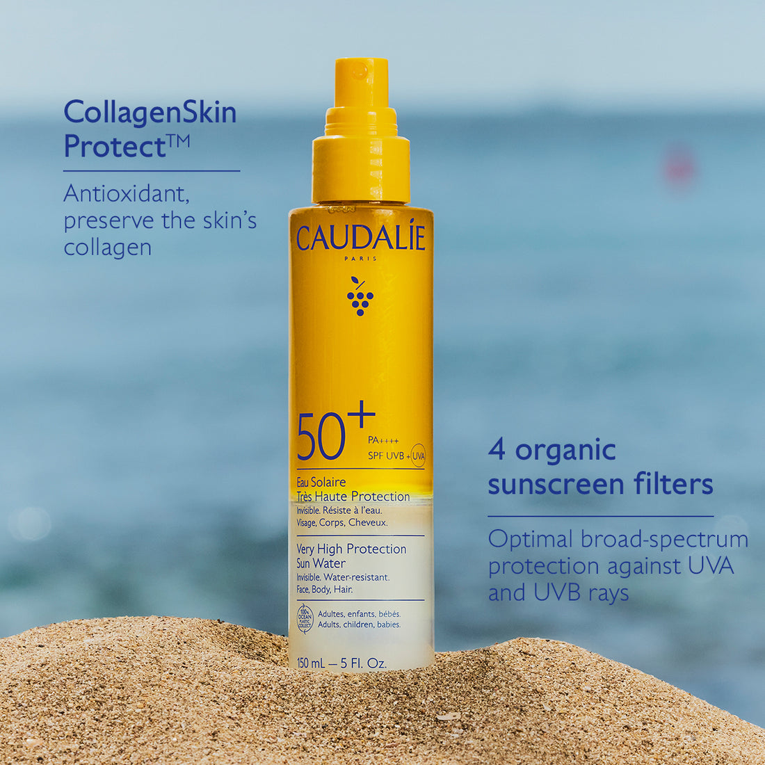 Caudalie Vinosun Very High Protection Water SPF 50+