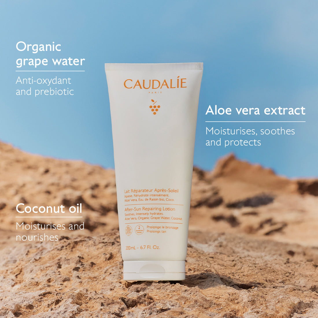 Caudalie Vinosun Protect After-Sun Repairing Lotion 200ml