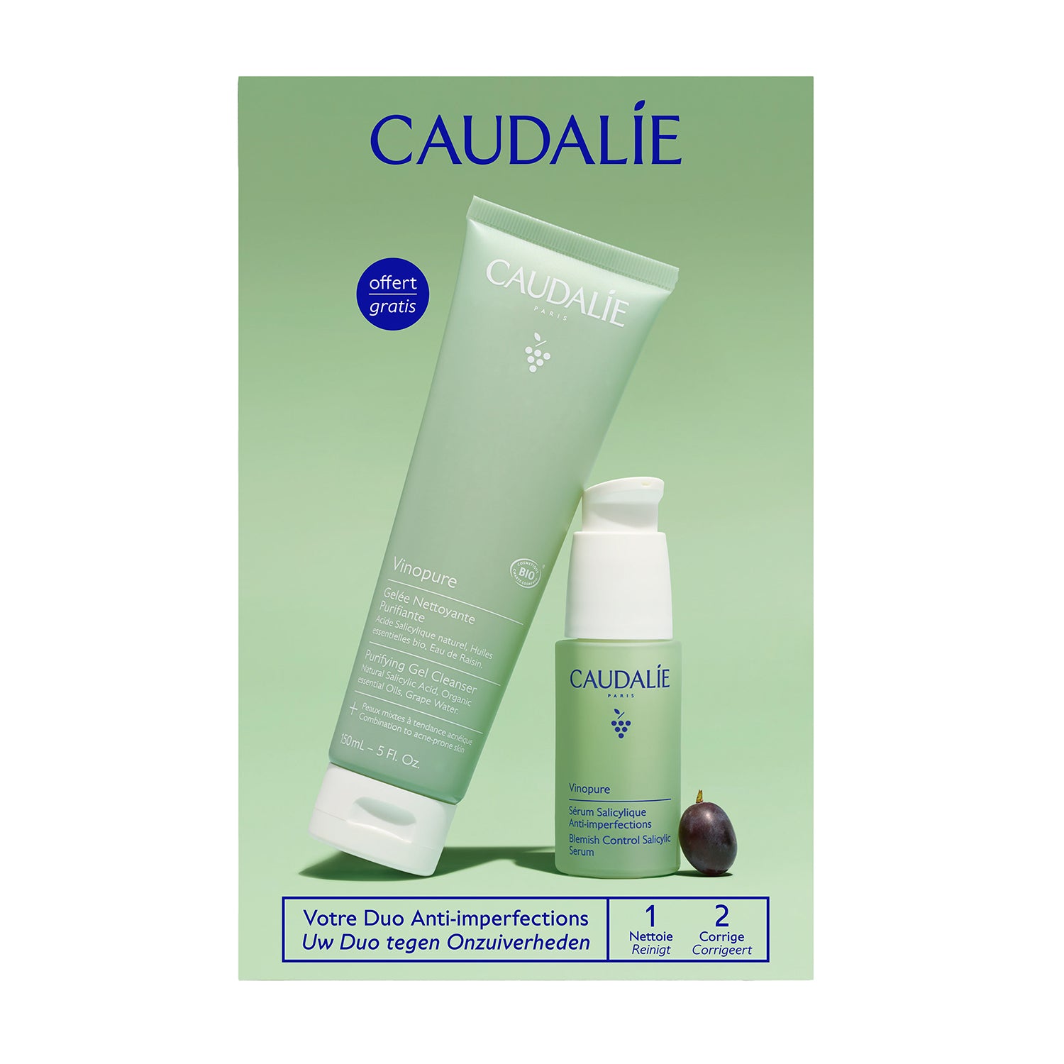 Caudalie Vinopure Anti Blemish Set