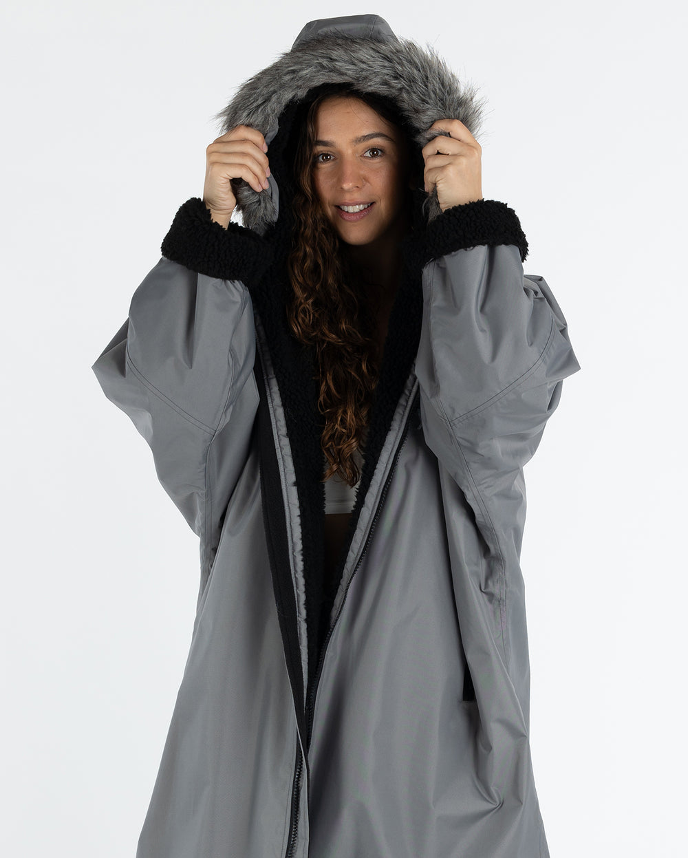 Dryrobe Long Sleeve Alpine Range - Graphite