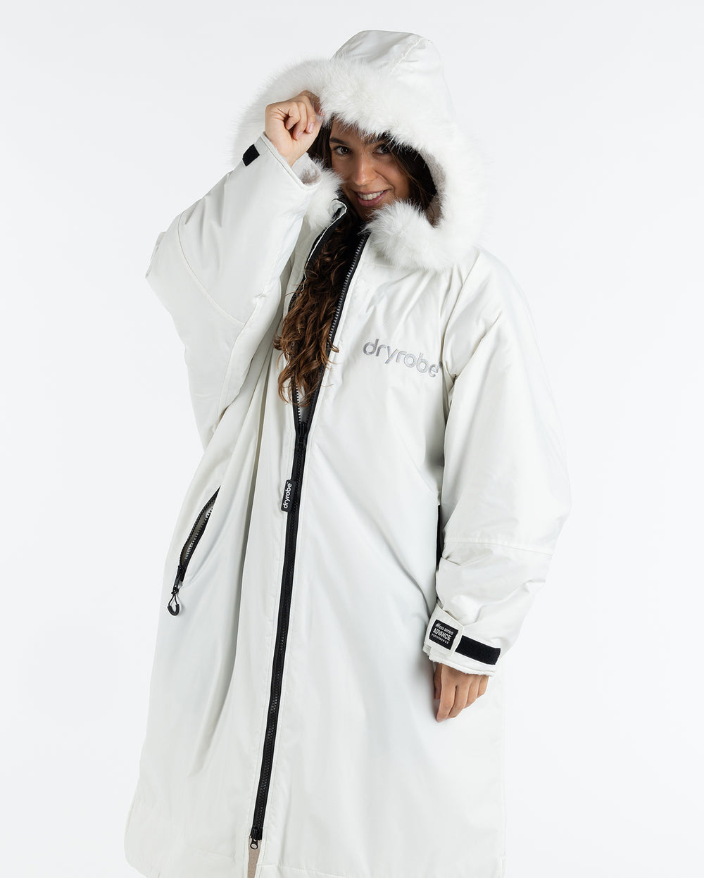 dryrobe Long Sleeve Alpine Range - White