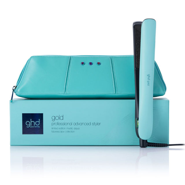 Ghd Gold Hair Straightener in Mystic Aqua-Limited Edition