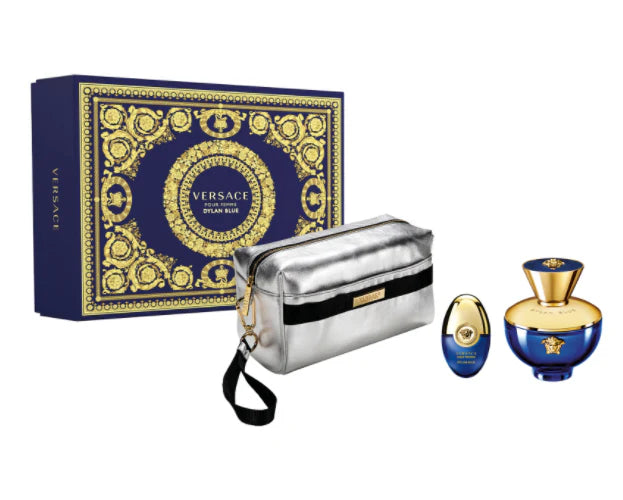 Versace Dylan Blue Pour Femme 100ml 3 Piece Gift Set